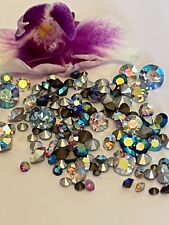 Swarovski Czech Rhinestone Jewellery 300 Mixed colour foiled All AB REPAIR