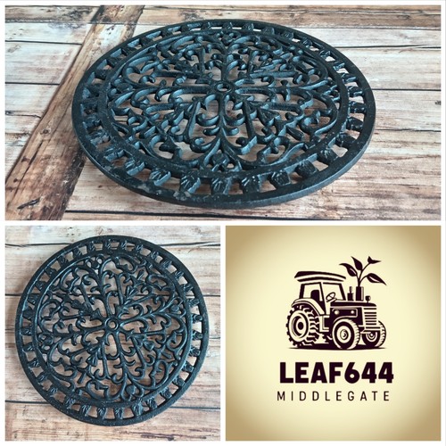 Cast iron trivet metal - cast,