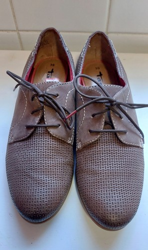Tamaris leather oxford flats - oxford,