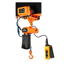 300 lb 110~120V Mini Electric Chain Hoist Power Trolley 15 ft. Chain H3 Duty
