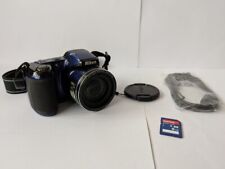 Nikon Coolpix L810 16MP 26X Zoom Lens Digital Camera Blue Great Con