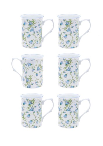 Bone china set bluebell - 6,
