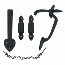 7" Black Antique Cast Iron