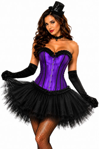 Burlesque costume corset top - burlesque,