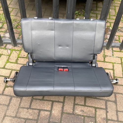 Black leather 3rd - seat, for