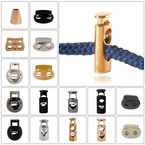 Metal cord stopper lock toggle - metal,
