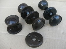 1950's DOOR KNOB BROWN PLASTIC
