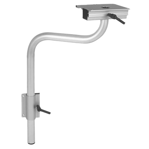 Reimo aluminium swivel table - aluminium,