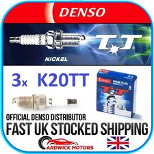 DENSO K20TT 4604 NICKEL TT SPARK PLUGS SET of 3