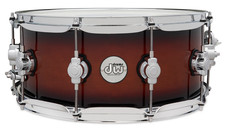 DW Design 14X6" Maple Snare Drum Tobacco Burst