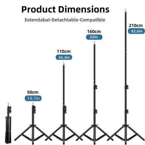 Adjustable light stand - light,