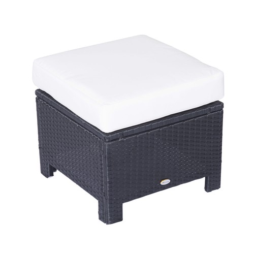 Outsunny rattan footstool - outsunny,