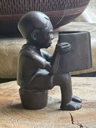 Vintage african hand carved - vintage,