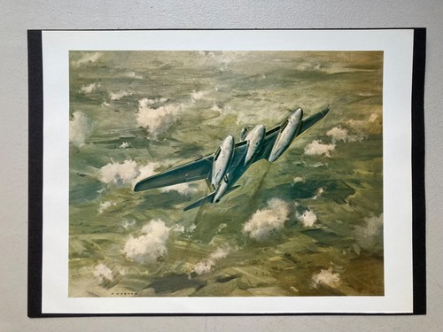 Vintage aviation print hornet - aviation, print: