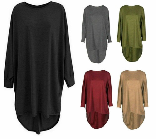 Women plain oversized long - oversized,