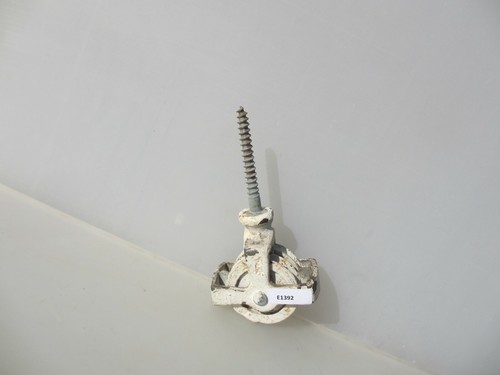 Vintage iron airer pulley - vintage,