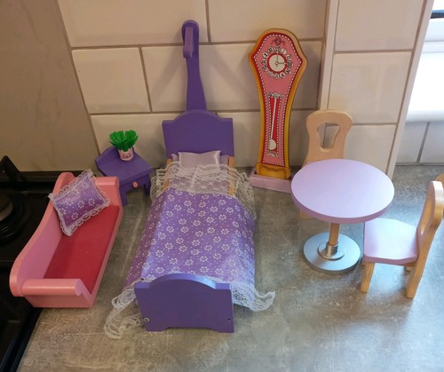 Wooden high doll house - wooden,