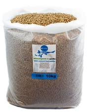 Wheatgerm & garlic floating food pellets for winter feeding koi carp 10kg
