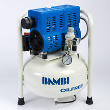 Bambi PT24 Compressor - Ultra Low Noise - Oil Free (24 Litres, 0.75 HP)