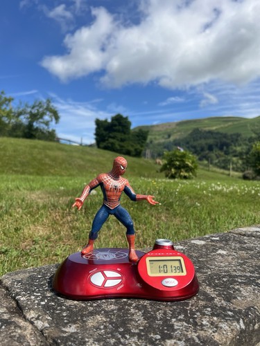 Spider man projector alarm - spider-man,