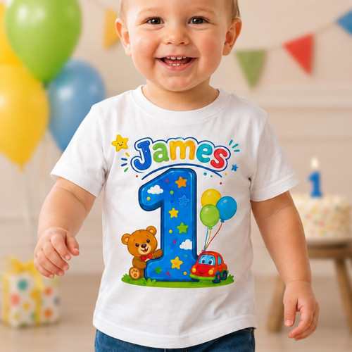 First birthday shirt - first,