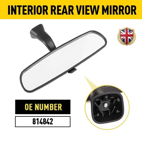 Interior rear view mirror - view, fits