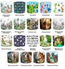 Dinosaurs Drum Lampshades For