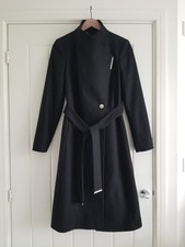 Ted Baker Rose Wrap Coat Black