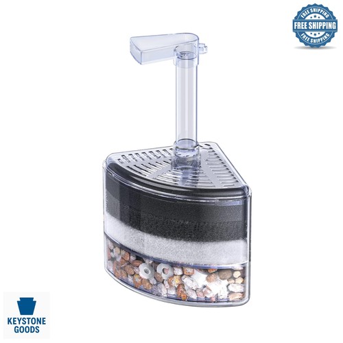 Aquarium corner sponge - aquarium,