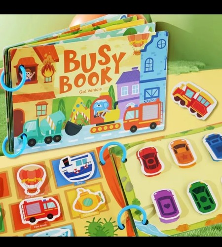 Montessori busy book for - "montessori,