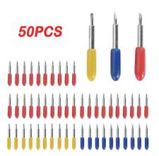 50Pcs 30°/45°/60° Blades Roland Cutting Plotter Vinyl Cutter Knife Blades UK