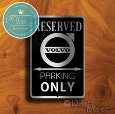 Volvo Parking Only Sign - Composite Metal High Quality Outdoor Grade Sign