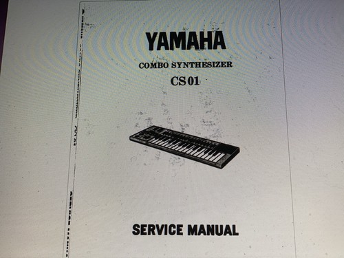 Yamaha cs01 service manual - cs01,