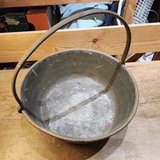 Antique Large Brass Jam Pan