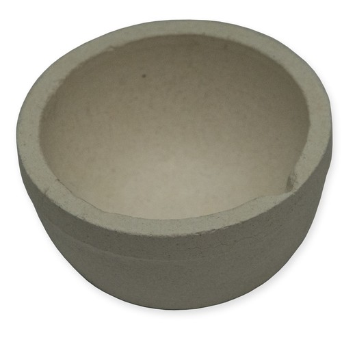 Ceramic crucible melting - , dish