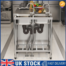 Stainless Steel Double Bowl