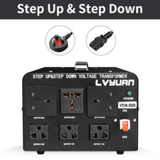 5000W Peak Voltage Converter Step Up/Down Transformer 240V to 110V/110V to 240V