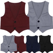 UK Kids Boys Formal Suit Vest