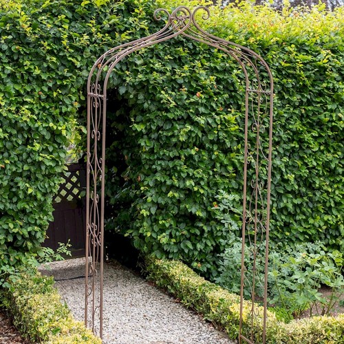 Metal garden arch cream - metal,