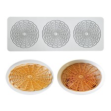 3 Cavity Hollow Round Net Lace