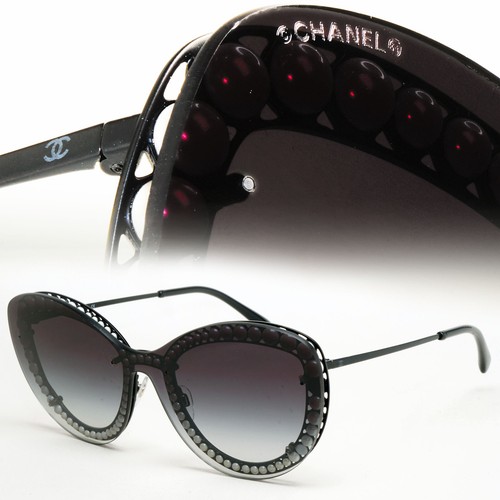 Chanel sunglasses pearl - sunglasses, black
