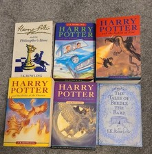 Harry Potter Books Full Complete Set Of 7 & Beedle Bard Bundle J K Rowling 
