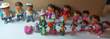 Large Bundle Of Dora The Explorer Character Figures- Dora/Boots/Swiper/Diego/Isa