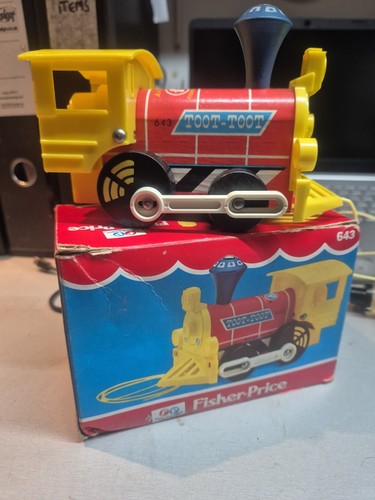 Vintage 1974 fisher price toot - fisher,