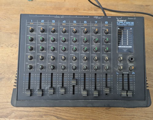 Roland cpm 120 powered mixer - roland,