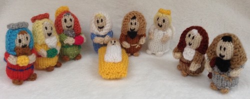 Knitting pattern nativity - pattern,