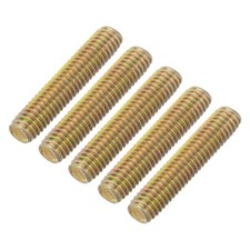 20 Pcs Fully Threaded Rod, M6-1.0x30mm Carbon Steel Long Thread Screw