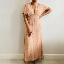 Zara Beige Embroidered Sequin