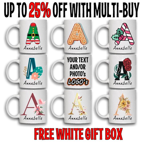 Personalised mug photo name - personalised,