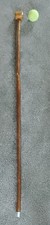 Vintage Handmade Walking  Knob Stick Hazel Shank with Laburnum Knob
